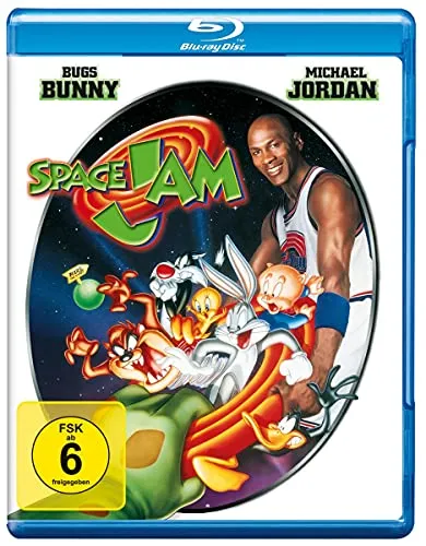 Space Jam [Blu-ray] - Kultiger Animationsfilm mit Michael Jordan, geeignet für Kinder ab 6 Jahren und perfekte Unterhaltung für die ganze Familie.