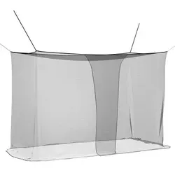 vidaXL Moskito-Netz für Bett 156 Maschen Schwarz 220 x 100 x 150 cm