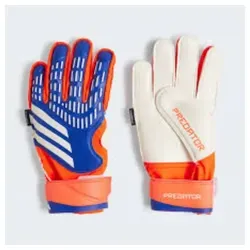 ADIDAS Kinder Handschuhe Predator Match Kids Fingersave - Torwarthandschuhe für Kinder mit Fingersave Elementen für zusätzlichen Schutz und Soft Grip Pro Latex für optimalen Grip und Dämpfung bei jedem Wetter.