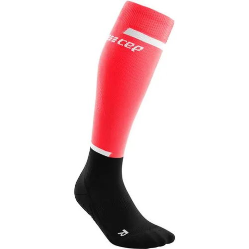 CEP THE RUN COMPRESSION SOCKS TALL für Damen - Sportsocken mit Kompression für optimale Regeneration und Leistungssteigerung beim Laufen, rutschfeste Passform und anatomischer Komfort für schmerzfreie Füße.
