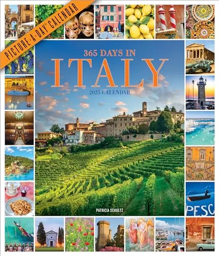 Days in Italy Picture-A-Day® Wall Calendar 2025 365