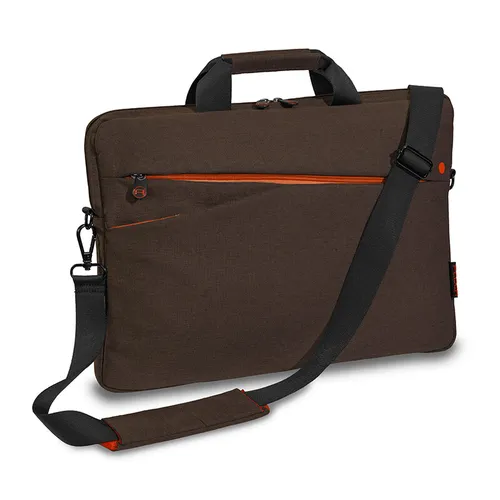 Notebooktasche Laptoptasche bis 17,3 Zoll 'Fashion braun' Umhängetasche