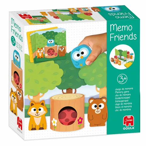 Jumbo Spiele GOULA Memo-Spiel, Memospiel, Kinderspiel, Kinder Spiel, Holzspielzeug, Spielzeug, 53171