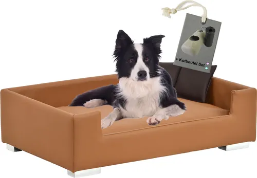 Candy Hundesofa – Rohrschneider Hundebett für ultimativen Komfort - Tierbetten: Abwaschbares Hundesofa mit bequemer Polsterung, ideal für entspannten Schlaf und Wohlbefinden Ihres Hundes.