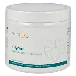 Vitaplex Glycin Pulver (400 g) - Reines veganes Aminosäurenpulver - Verzweigtkettige Aminosäuren (BCAA) - Reines Glycinpulver unterstützt den Stoffwechsel und ist ideal für den Muskelaufbau, glutenfrei und hypoallergen.