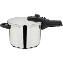 Schnellkochtopf GSW System RAPID (4,0 l) - Kochtöpfe aus hochwertigem Edelstahl 18/8, mit praktischer Innenskalierung und energiesparendem Thermo-Kapsel-Boden für schnelles und sicheres Kochen.
