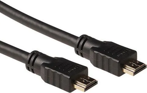 ACT AK3906 10m HDMI-Kabel Schwarz - HiFi-Kabel, 10 Meter lang für optimale Bild- und Tonqualität, ideal für Heimkino und Gaming.