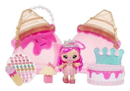 Yummiland Beauty Bag Playset - Exklusive Bianca Bubblegum Puppe - Pflegestifte & Lippenbalsam: Fördert kreatives Spielen mit Spielzeug-Kosmetik und bietet eine exklusive Bianca Bubblegum Puppe für realistischen Beauty-Spaß.