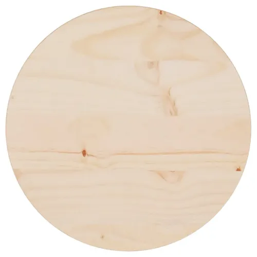 Massivholzplatte Ersatztischplatte Ø 50 cm von vidaXL