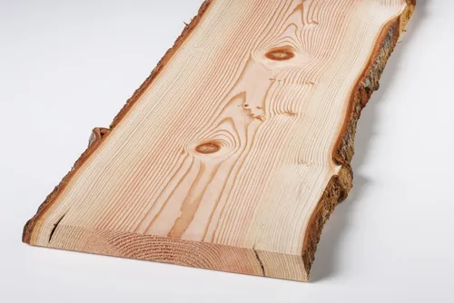 Holzbrett Massivholz Douglasie unbesäumt 120 x 33 cm 30 mm