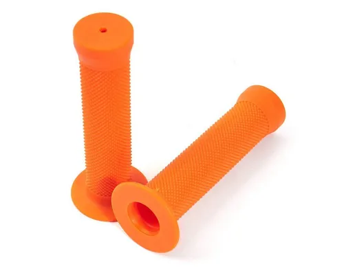 KHEbikes Fahrradlenkergriff BMX Griffe Diamond orange mit Flange