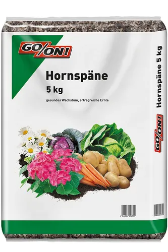 Hornspäne 5 kg Naturdünger für Obst Gemüse Pflanzen Langzeitwirkung
