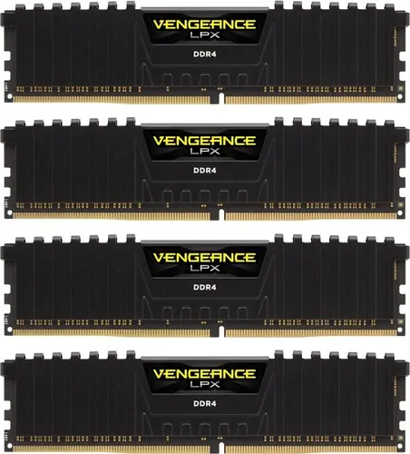 Corsair Vengeance LPX 64GB DDR4 2400MHz High Performance Arbeitsspeicher Kit - Arbeitsspeicher mit Aluminium Heatspreader für optimale Kühlung und Leistung, ideal für Gaming und kreative Anwendungen. Kompatibel mit Intel X99, 100er und 200er Serien.