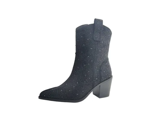 La Strada Stiefel Stiefelette schwarz 38 EU - Elegante Stiefelette in Schwarz, Größe 38 EU, mit modischem Reißverschluss und 7 cm Absatzhöhe. Ideal für stilvolle Auftritte und vielseitige Kombinationen.