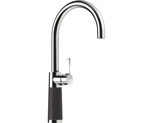 SCHOCK Küchenarmatur SC-520 Onyx – Hochdruck Armatur mit Festauslauf - Armaturen: Hochwertige Küchenarmatur in elegantem Onyx-Design, schwenkbar mit 360° Auslauf für maximale Flexibilität und perfekte Ergänzung zu SCHOCK Spülen.