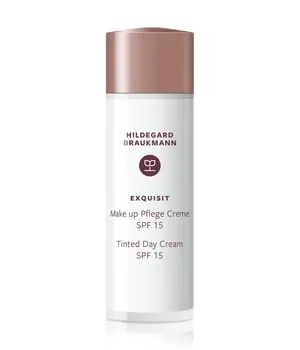 Hildegard Braukmann exquisit Make up Pflege Creme SPF 15 - Getönte Gesichtscreme - Die Hildegard Braukmann exquisit Make up Pflege Creme SPF 15 (50 ml) bietet eine hochwertige Pflege mit lichtschützendem Effekt. Ideal für einen gleichmäßigen Teint und geschmeidige Haut, erhältlich in drei attraktiven Tönungen.