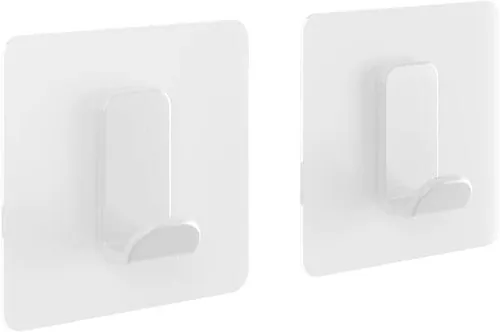 Metaltex U-Fix Hafthaken, 4x4cm, 2-teilig