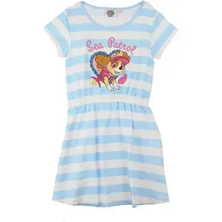 PAW PATROL Jerseykleid Paw Patrol Kleid Mädchenkleid Sommerkleid 3 4 5 6 8 Jahre blau 116 EU