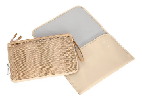 LÄSSIG Baby Windeltasche mit Wickelunterlage - Wickeltasche mit durchdachtem Design, wasserabweisendem Feuchtfach und integrierter Wickelunterlage – ideal für unterwegs!