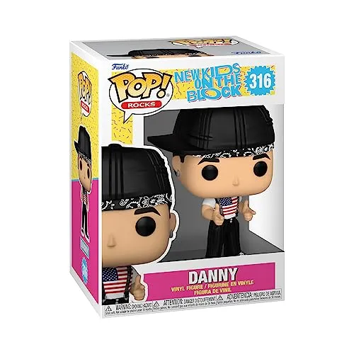 Funko Pop! Rocks: NKOTB - Danny Wood - New Kids On The Block - Vinyl-Sammelfigur - Geschenkidee - Offizielle Handelswaren - Spielzeug Für Kinder und Erwachsene - Music Fans - Modellfigur Für Sammler