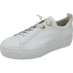 Paul Green Damen Low-Top Sneaker - Weiß, leicht und bequem mit hochwertigem Leder und EVA-Sohle