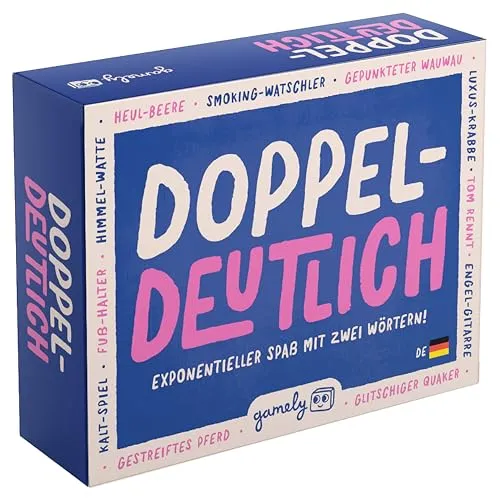 Gamely Doppel-Deutlich Spiele – Zwei Wörter, EIN Spaß! | Das Wortspiel für Familie & Freunde