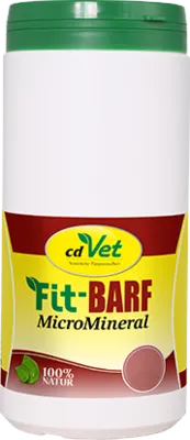 FIT-BARF MicroMineral Pulver für Hunde und Katzen 1000 g - Tiergesundheit: Hochwertiges Mineralpulver für eine optimale Nährstoffversorgung Ihrer Haustiere, unterstützt die Gesundheit und Vitalität.