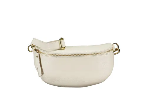 Hausfelder Manufaktur Gürteltasche aus Rindleder - Edle Gürteltasche aus hochwertigem Rindleder, mit mehreren Fächern und abnehmbarem, verstellbarem Gurt für optimale Anpassung.