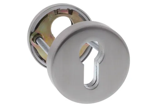 Produktbild ToniTec Türbeschlag Sicherheitsrosettenpaar Schutzrosettenpaar aus Edelstahl (1 Paar, 1 St., für Türstärken von 57 bis 72 mm), aus Edelstahl