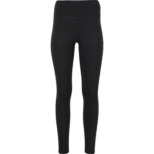 Athlecia Franz W Tights black (1001) - Lange Laufhosen für Damen mit extra enger Passform und leichter Kompression für optimalen Body Shape. Hochwertiger Stretch-Stoff und schneller Trocknungsprozess sorgen für Bewegungsfreiheit und Komfort beim Training.