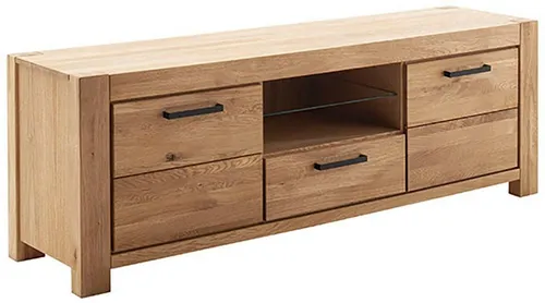 MCA living Lowboard Silias TV-Lowboard - TV-Lowboard mit Soft-Close-Funktion für geräuschloses Schließen der Türen und Schubladen, modernes Design für stilvolles Wohnen im minimalistischen Stil.