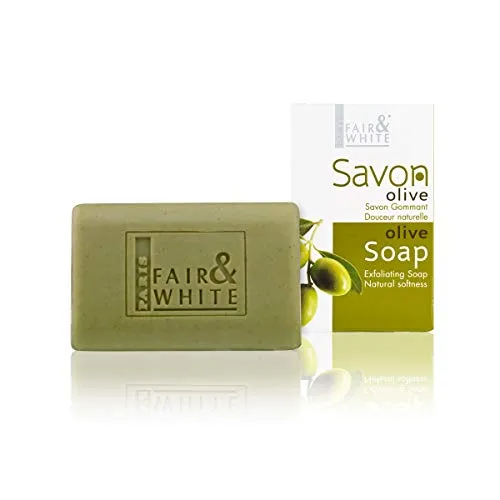 Fair & White Olive Exfoliating Soap 200g