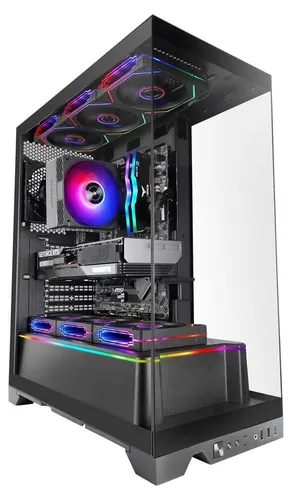 PC-Gehäuse Mars MC-INFINIOLITE ATX schwarz