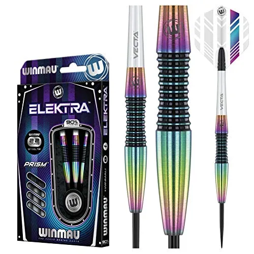 WINMAU Elektra 22 Gramm Profi Wolfram Steeltip Dartpfeile von Winmau