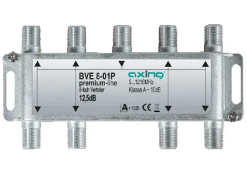 Axing BVE8-01P 8fach Verteiler , 5-1218 MHz von AXING
