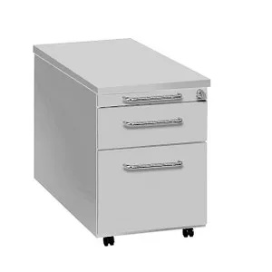 Kerkmann Rollcontainer Artline 7479 - abschließbar, mit 2 Schüben und Hängeregistratur - Büromöbelprogramm: Praktischer Rollcontainer aus Holz in Weiß, ideal für Ordnung im Büro. Mit abschließbarem Hängeregistraturauszug und stabilen Stahlschubladen.