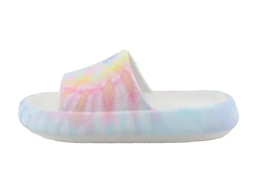 TOM TAILOR Bunte Badepantolette 42 EU - Wanderschuhe für den Sommer, stylische Pantolette in bunten Farben, ideal für Strand und Freizeit mit bequemem Synthetik-Obermaterial.