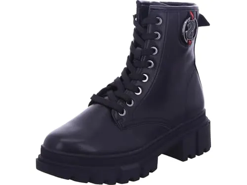 s.Oliver 5-25210-43 Damen Schnürboots - Wanderschuhe mit hochwertigem Glattlederimitat, kuscheligem Futter und Soft Foam Innensohle für maximalen Komfort bei kaltem Wetter. Perfekte Passform durch Reißverschluss und Schnürung.