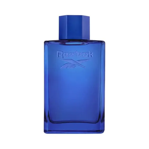 Reebok Move Your Spirit Parfüm Herren Eau de Toilette 100ml mit Verdampfer Herren Duft, Dunkelblau und Frisch Wasser Köln Mann Geschenk Für Männer
