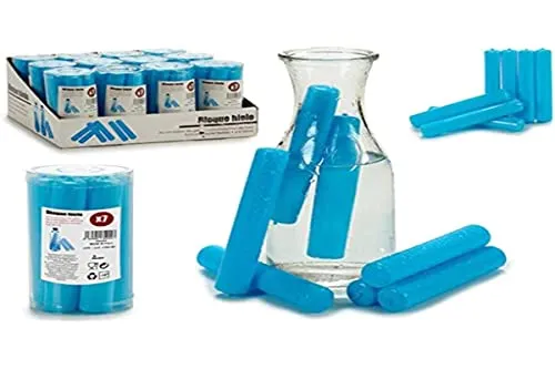 Bigbuy Home S3605197 Kühlakku, blau, 7-teilig, 6,5 x 12 x 6,5 cm, Kunststoff
