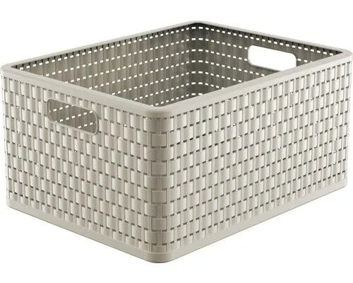 Korb Country DIN A4 28l cappuccino 43x33x21,5 cm in beige von Rotho
