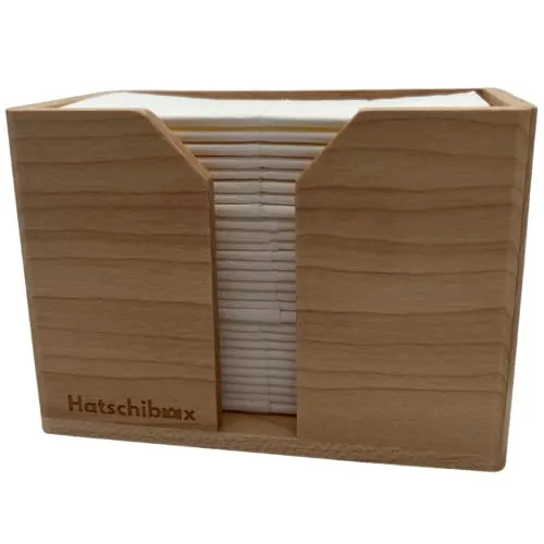 Hatschibox aus Ahornholz, Taschentücher Box von Hatschibox