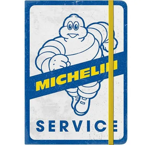 Nostalgic-Art Notizbuch Notizbuch - Ford Mustang - Michelin - Service