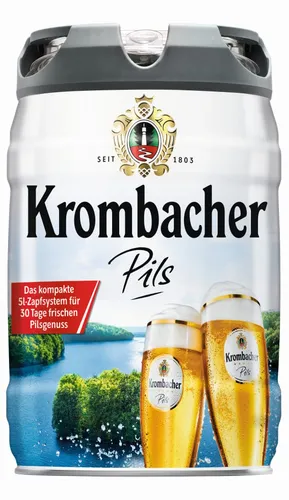 Krombacher Frische Fass Pfandfrei, (1 x 5 l)