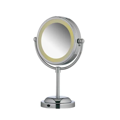 AXENTIA Vergrößerungs-Tischspiegel 15 cm rund beleuchtet