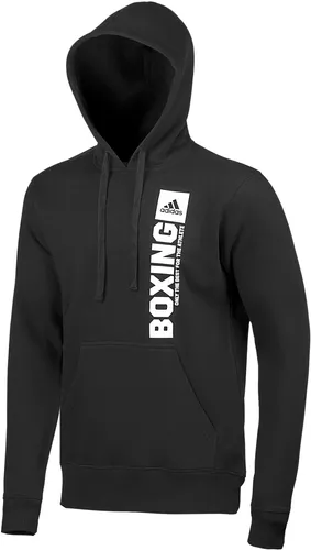 adidas Performance Hoodie Community Vertical Hoody BOXING schwarz M - Herren-Sweatshirt aus 80% Baumwolle, ideal für Sport und Freizeit, bietet hohen Tragekomfort und Bewegungsfreiheit.
