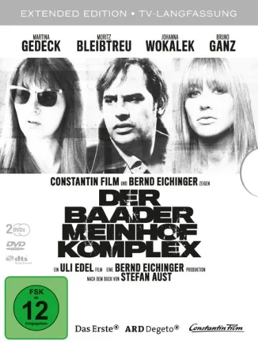Der Baader Meinhof Komplex (TV-Langfassung) [2 DVDs] - Fesselndes Drama über die RAF, packende Erzählweise und historische Einblicke, freigegeben ab 12 Jahren.