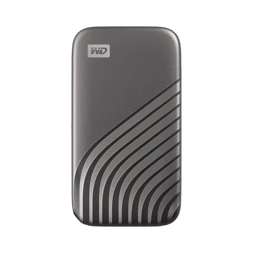 WD My Passport SSD 500 GB - Robuste mobile NVMe-Festplatte, bis zu 1050 MB/s Übertragungsgeschwindigkeit und integrierte Backup-Software für effiziente Datensicherung