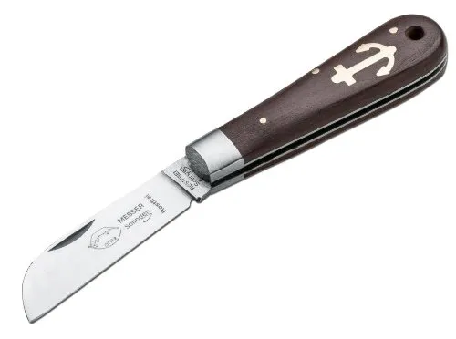Otter Anker-Messer OT174 R m.L. – Klein, 4034, Grenadill - Taschenmesser mit einer Gesamtlänge von 16.5 cm, ideal für Outdoor-Aktivitäten und handliche Verwendung.