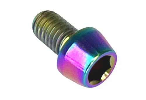 Fantic26 Schrauben-Set Titan M6 Innensechskant Schraube DIN912 konisch